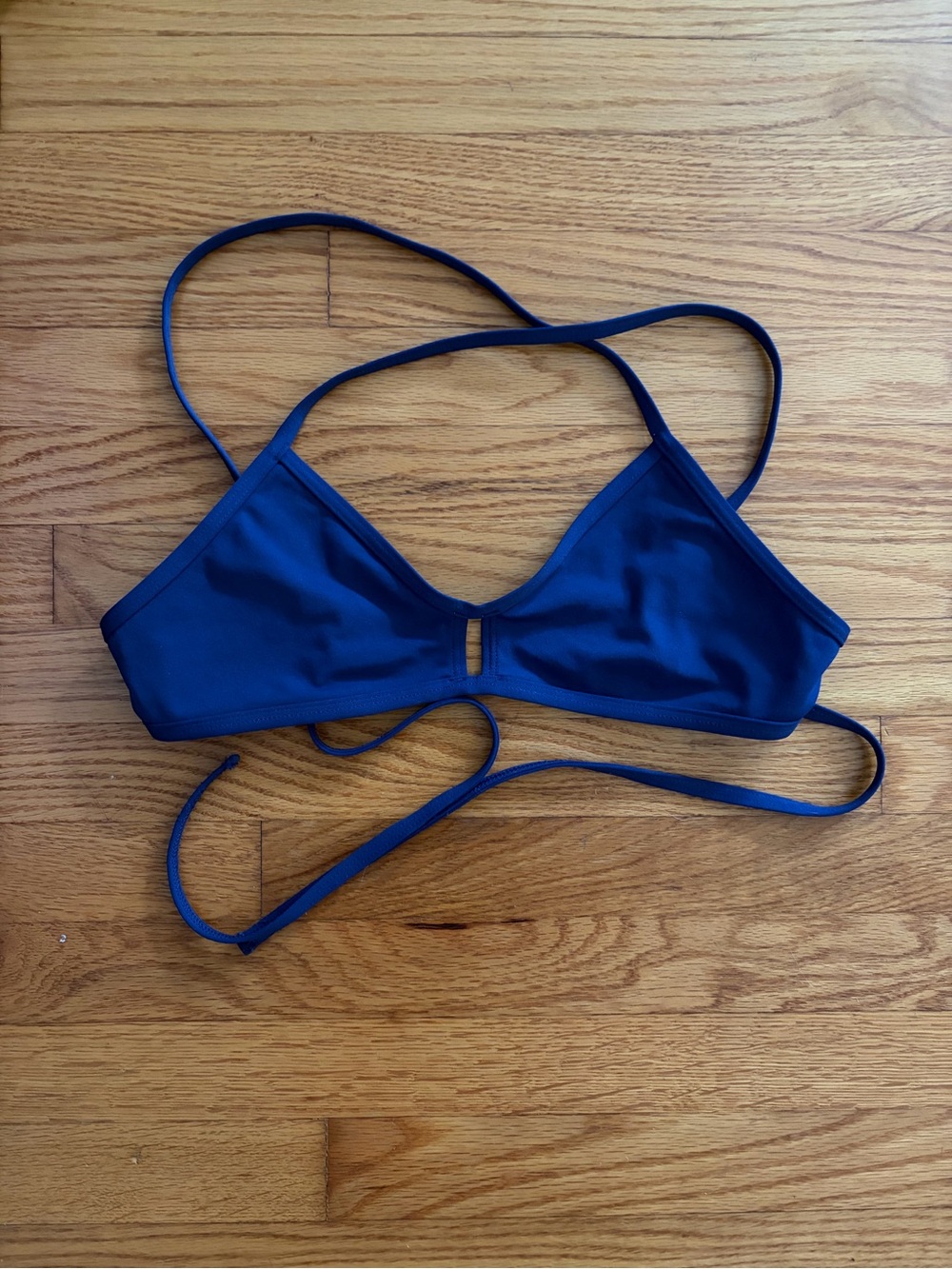 Jolyn Vent Deep Navy Bikini Top